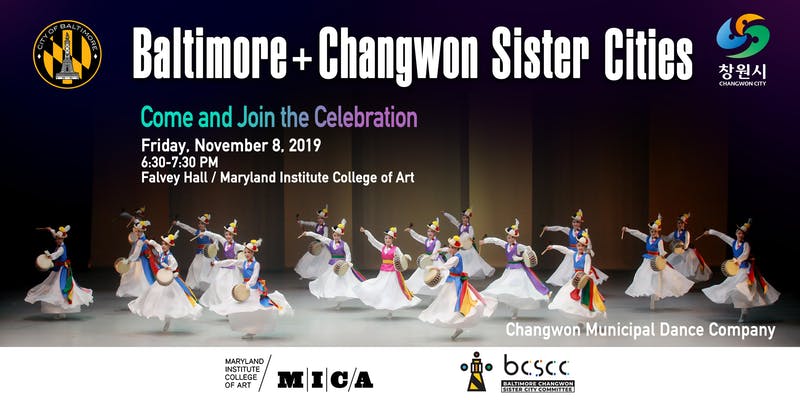 Baltimore+Changwon Sister Cities - Image with Korean dancers