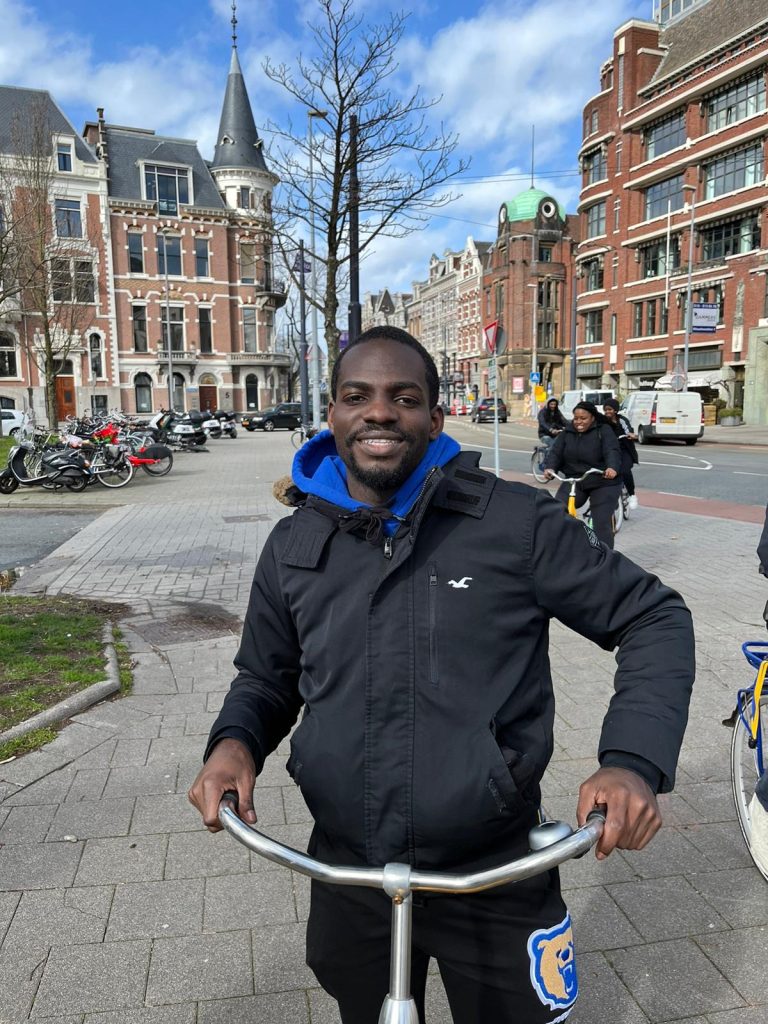 Biking in Rotterdam March 2023.