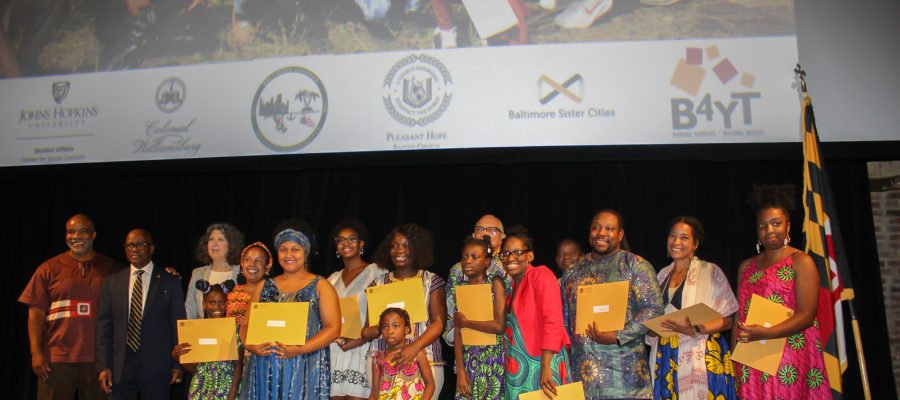 Honorees at the July 7, 2023 celebration in Baltimore of '200 Years of Returns' (a Baltimore-Liberia program)