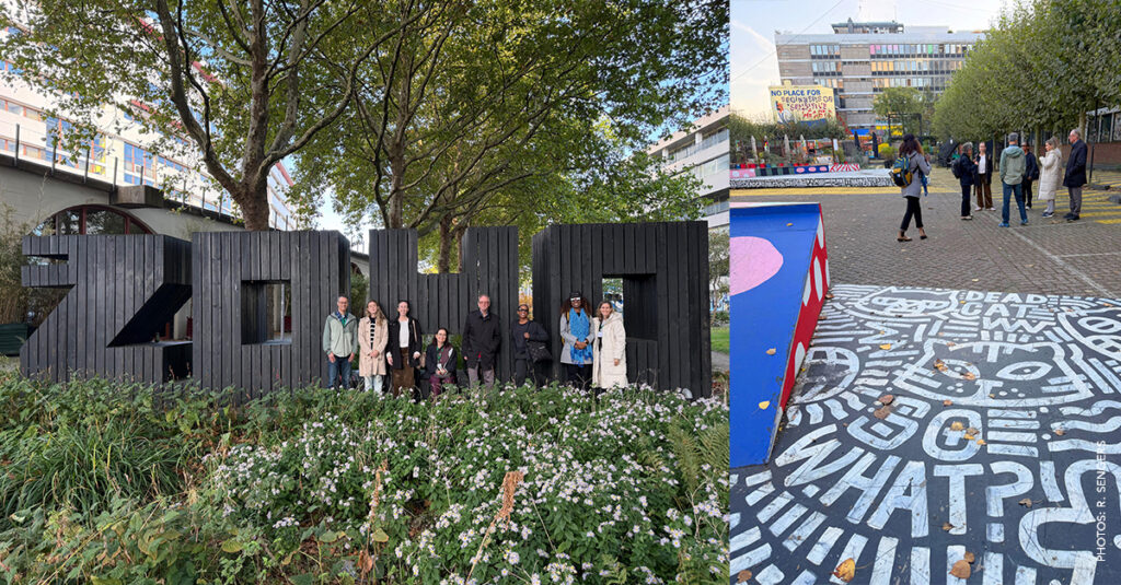 Tour of climate resilience projects and community-driven initiatives in Rotterdam with Floor van Ditzhuyzen from Urban Guides Rotterdam (October 2025)