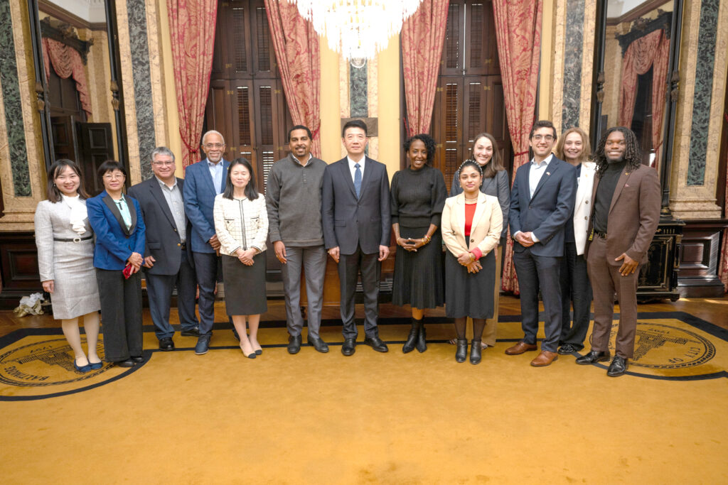 Xiamen Vice Mayoral Delegation at Baltimore City Hall in April 2025. Photo: Xiamen FAO.